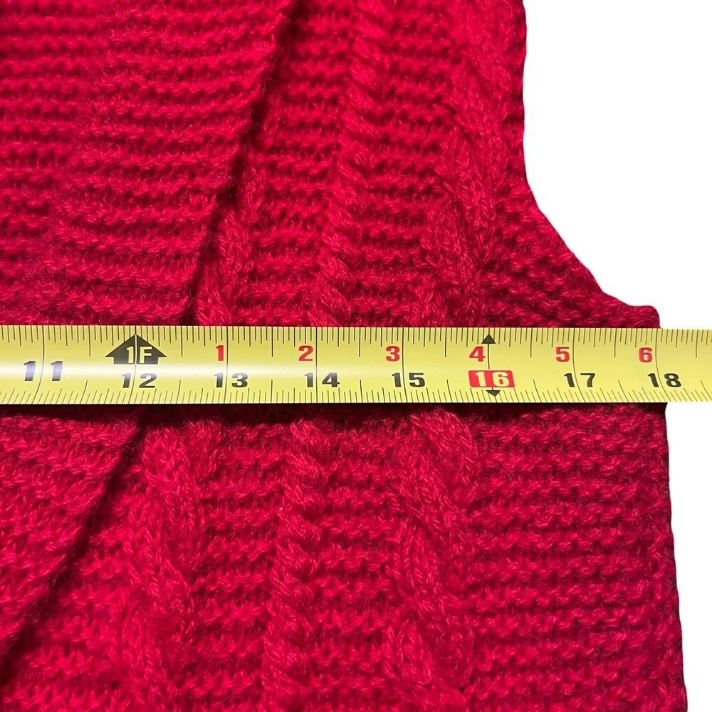 Vintage Cambridge Spirit Womens Shetland Wool Knit Vest Size M Preppy Academia - Picture 6 of 9